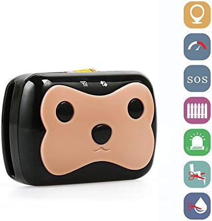 Pets Tracker, Kainuoa Waterproof Light GPS Collar for Cats And Dogs, Anti-Loss Tracker Long Hours Battery And Low-Battery Alarm