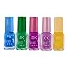 LHWY 5 PCS Candy Fluorescent Neon Luminous Gel Nail Polish for Glow in Dark Nail Varnish