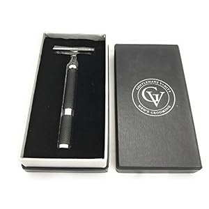 Luxury Double Edge Safety Razor - Includes 10 Wilkinson razors (2 packs of 5) - Image 3