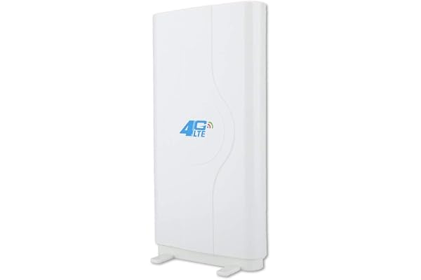 Wendry Antenne 4G LTE, Antenne à Plaque à Gain élevé pour intérieur 4G LTE 88DBi Blazing Fast pour routeur WiFi, Haut débit Mobile, etc.(SMA)