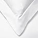 Superior 800 Thread Count Soft and Wrinkle Resistant 3-Piece Duvet Cover Set with Oxford Pillowcases, Cotton Blend, Super-King, White