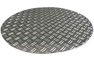 SCHLÖGEL GMBH Copertura per pozzo rotondo tipo S1 lamiera scanalata in alluminio Ø 500 fino a Ø 950 mm (Ø950-2,5/4 AluRiffel)