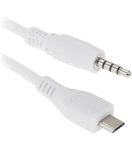 USB Audio Adapter Micro Usb To Male Jack Audio Cable 70cm