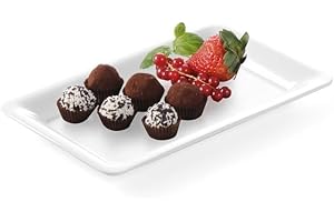 HENDI Gastronorm-Platte, Gastronormbehälter, Gastronorm Platte, mit schmalem Rand, Temperaturbeständig von -20°C bis 70°C, Hygienisch und bruchfest, GN 1/4, 265x152x(H)20mm, Melamin