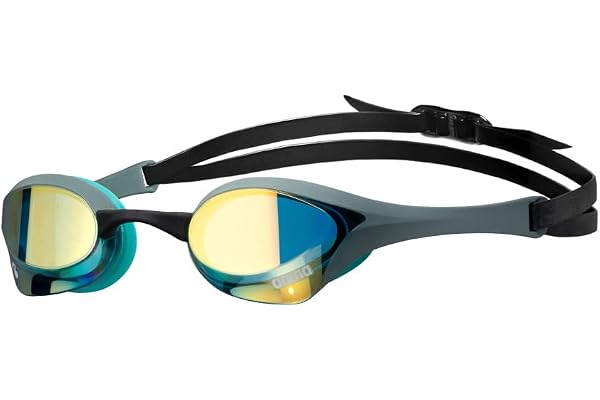 Arena Unisex Cobra Ultra Swipe Mirror Racing Skyddsglasögon, Aqua/Sage/Påfågel