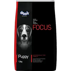 Drools Focus Puppy Super Premium Dry Dog Food, Chicken, 1.2kg