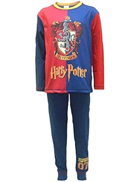 Jungen Harry Potter Gryffindor Kapitän 07 Hogwarts lang Pyjama Größen from 5 to 12 Years