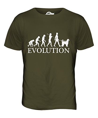 Candymix - Paard- en kar Racing Evolution of Man - Heren T-shirt Top T-Shirt, Oranje, XS