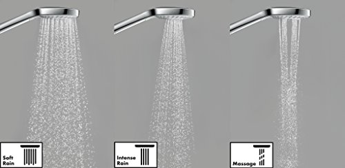 hansgrohe Croma Select E 180 Duschsystem mit Einhebelmischer, 4 Strahlarten, weiß/chrom - 4