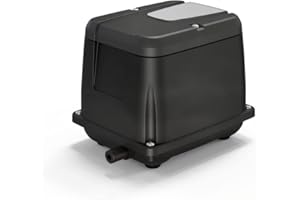 OASE 87100 AquaOxy 2500 aeratore per laghetti fino a 25 m³ o con un'elevata popolazione ittica, efficace apporto di ossigeno, arricchimento di ossigeno, pompa aeratore