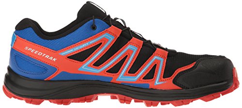 Precio Más Barato Salomon L39062300, Zapatillas de Trail Running para
Hombre, Negro (Black/Blue Yonder/Lava Orange), 46 EU Especial