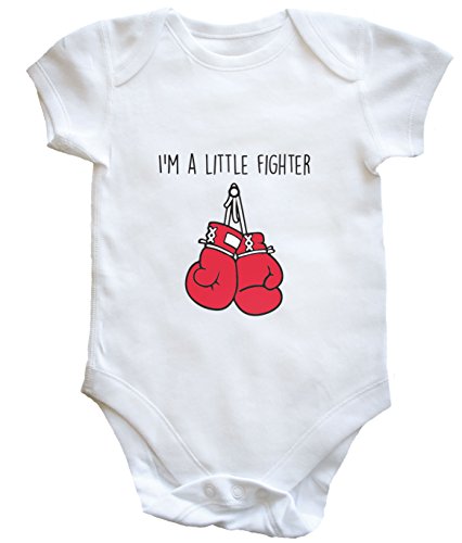 HippoWarehouse I'm a little fighter baby vest boys girls