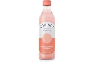 Equinox Kombucha Organic Kombucha Pink Grapefruit Guava 275ml-6 Pack