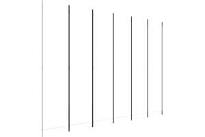 vidaXL Paravent 6-TLG. Raumtrenner Raumteiler Trennwand Umkleide Sichtschutz Spanische Wand Wohnzimmer Schlafzimmer Weiß 300x220cm Stoff