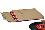 single promotionnel Kreuzform-Steckkarton Single Schallplatten Versandkartons Protected (50 Stück)