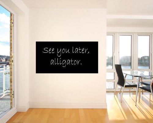 Bilderdepot24 Pizarra pantalla Pizarra Pizarra Negro Incluye 2 rotuladores) 120 x 60 cm - Calidad 100% fabricado en Alemania.