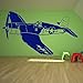 Produktbild World War 2 Plane Wall Sticker Fighter Jet Wall Decal Boys Bedroom Home Decor
