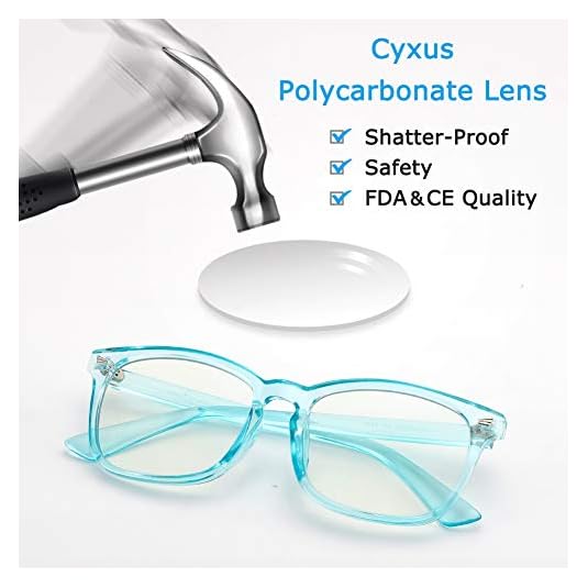🥇 Cyxus Gafas con Filtro de luz Azul bloqueo de luz azul ...