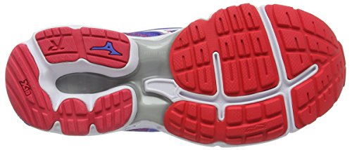 Mizuno Damen Wave Rider 19 Laufschuhe, Violett, UK - 3