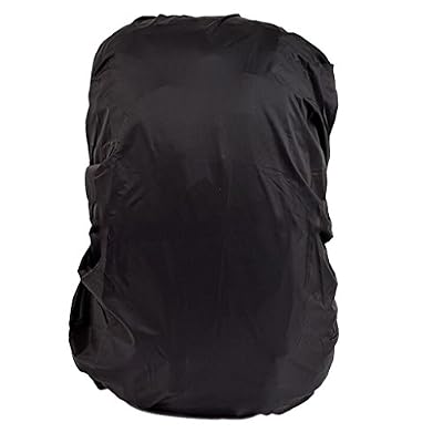 MagiDeal Couverture Housse de Sac à Dos 30L-40L Imperméable Anti Poussière Camping Voyage Randonnée - Noir