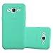 Produktbild Cadorabo Hülle für Samsung Galaxy J7 2016 (6) - Hülle in Frosty GRÜN – Hardcase Handyhülle im matten Frosty Design - Schutzhülle Bumper Back Case Cover