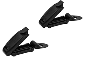 Msagkah 2 Pcs Autositz-Sicherheitsgurt-Clip, Universal-Schnalle für Autogurt, um Ihre Kinder auf Langen Fahrten Sicher zu Halten (Schwarz*2)