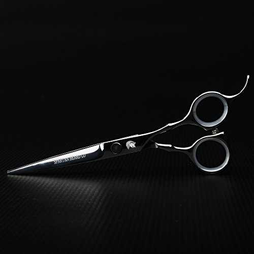 Spartan Beard Co. Barber Scissors – Stainless Steel Hair and Beard Trimmers – Professional Grade and Razor Sharp – Ergonomic Handle with Smooth Motion Cutting Power - 9