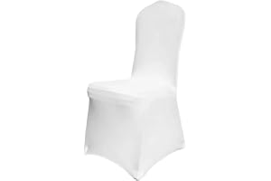 SHBHWS 5/10 st stolsöverdrag för bröllop, stretchskydd för hotell, matsal, fest, universellt skydd för hotell, bankett, kök (10 st)