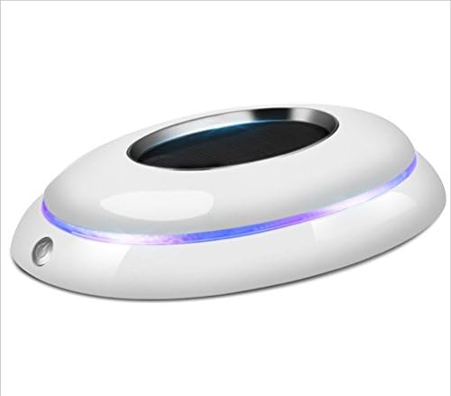 HL Car Air Purifier Solar Energy Aroma Humidification Anion Car Oxygen Bar , White , 160*108*31Mm,white,160*108*31mm