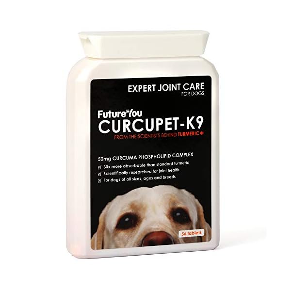 FutureYou Cambridge CurcupetK9 Turmeric for Dogs 56 Tablets Highly