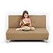 Children's Convertible 2 Seater Clic Clac Sofa Bed - Sand Beige