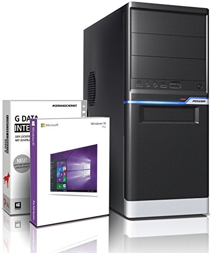 Entry Gaming / Multimedia COMPUTER mit 3 Jahren Garantie! | Dual-Core! AMD A6-5400K 2 x 3800 MHz | 8192MB DDR3 | 320GB S-ATA II HDD | AMD Radeon HD 7540D 4096 MB DVI/VGA mit DirectX11 Technology | USB3 | FM2+ Mainboard | 6 USB-Anschlüsse | Windows10 Professional 64-Bit | GDATA Internet Security | #5290