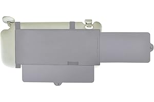 TFY - Parasole per auto, anti-riflesso, parasole e protezione raggi UV, 1 pezzo (grigio)
