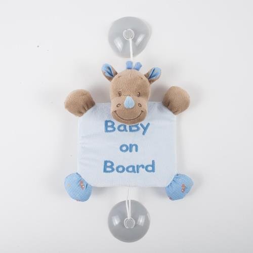 Nattou Arthur and Louis the Rhino Baby on Board