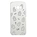 Produktbild Galaxy S8 Hülle,Samsung Galaxy S8 Schutzhülle, Edaroo Lustig Cartoon Ei Muster Weich Backcover Schutzhülle Durchsichtig Flexibel Klar Transparent Gel Silikon Tpu Hülle Superdünn Stoßfest Tasche Etui Bumper für Samsung Galaxy S8