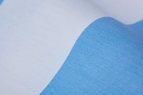 Louisiana Bettwäsche Bettbezug Blau & weiß 100% Baumwolle 200 Fadenzahl Kissenbezug Bettdecke 200×200 cm + 2 x Kopfkissenbezug - 2