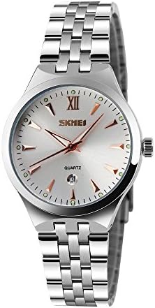 Toopot Womens Watch Unique Analog Quartz Skeleton Automatic Golden Watch with Stainless Steel Bracelet Watch Business Wristwatch (ROSE GOLD)