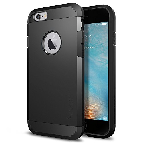 iPhone 6S Case, SpigenÂ® [Tough Armor] iPhone 6 Case with Extreme Heavy Duty Protection and Air Cushion Techonology for iPhone 6/6S - Black