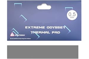 1 one enjoy Thermal Pad 12.8 W/mK, 120x20mm, Non Conductive Silicone Thermal Pads for Laptop Heatsink/GPU/CPU/LED Cooler (0.5mm)