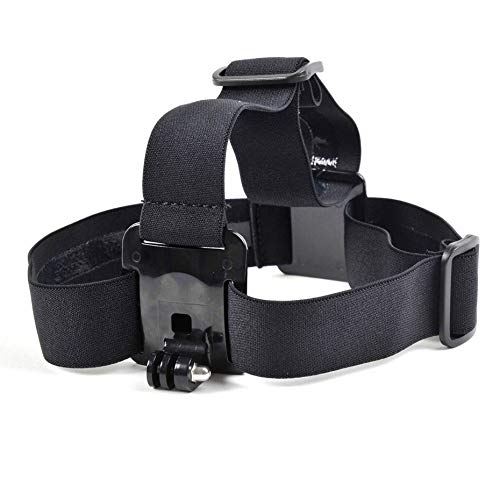 Preisvergleich Produktbild Panamami Verstellbare, elastische Kopfhalterung für Gürtelschnalle, Kamerahalterung - Schwarz
