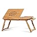Produktbild Lapdesks Laptop Desk Adjustable Desk Table Bamboo Foldable Breakfast Serving Bed Tray Drawer with Cooling Fan