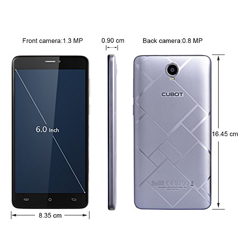 Cubot Max Android 6.0 Smartphone 4G Offerta Economico MTK6753 Octa core 1,3 GHz, 3GB RAM 32GB ROM 6.0 