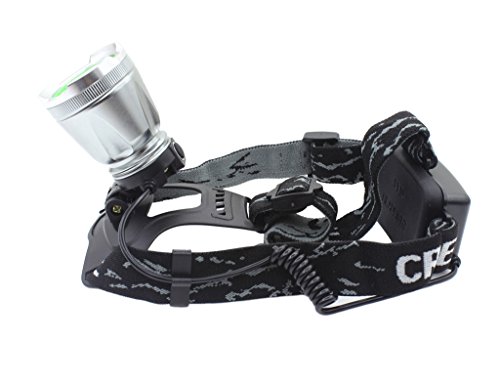 Genwiss 3000 Lumen CREE T6 LED Big Scheinwerfer 3 Schalter Modus Stark Normal Flashing Scheinwerfer Aluminiumlegierung für Camping Radfahren(inklusive 2x 5000mAh 18650 Battery + Charger + Car Charger) - 3