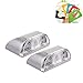 Produktbild Woolala Keyhole Light Lamp 2-Pack Motion Sensor Auto On/Off Door Key Hole with 4 LED Light lamp Stick-on Anywhere for Kitchen, Living room, Bedroom, Hallway, Stairway, Drawer, Closet