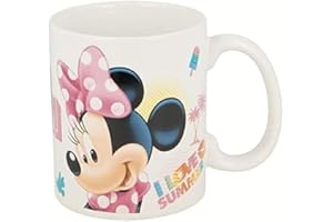 ILS I LOVE SHOPPING Tazza in ceramica per Bambini in confezione regalo (Topolina Minnie), 325ml