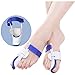 Produktbild F-blue Einstellbare große Zehe Bunion Corrector Splint Toe Pflege Glätteisen Nacht Toe Separator Foot Pain Relief