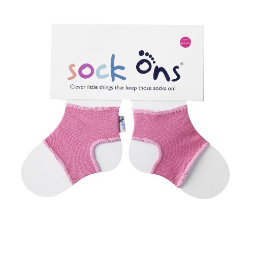Sock Ons Socks - 6-12 Months, Fuchsia