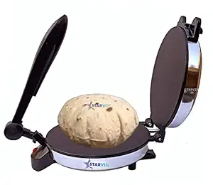 STARVIN Roti Maker Original Non Stick PTEE Coating TESTED, TRUSTED & RELIABLE Chapati/Roti/Khakra Maker || Stainless steel body || Shock Proof Heavy Duty Non Stick || BYG103