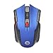 Produktbild Wokee Gaming Mouse, High Precision Laser sechs Schlüssel drahtlose Gaming Mouse2.4Ghz Mini Wireless Optische Gaming Mouse Mäuse & USB Empfänger für PC Laptop (Blau)