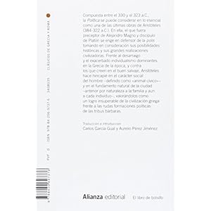 Política (El Libro De Bolsillo - Clásicos De Grecia Y Roma)